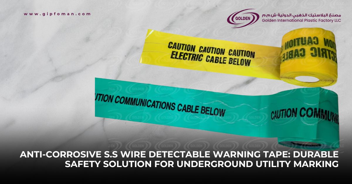 Anti Corrosive S.S Wire Detectable Warning Tape